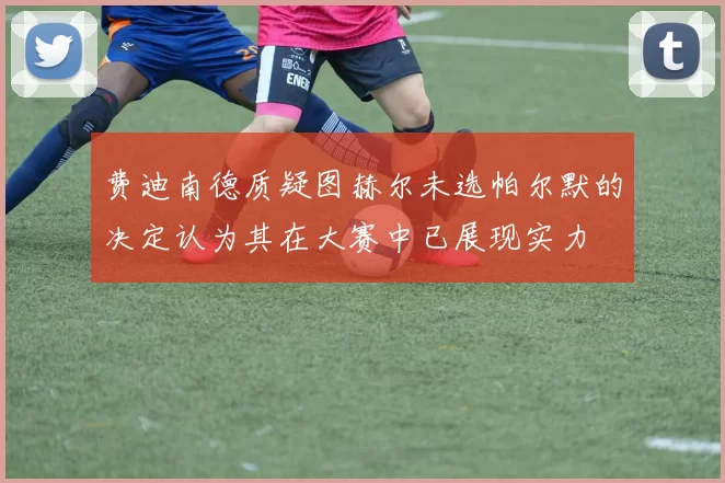 费迪南德质疑图赫尔未选帕尔默的决定认为其在大赛中已展现实力